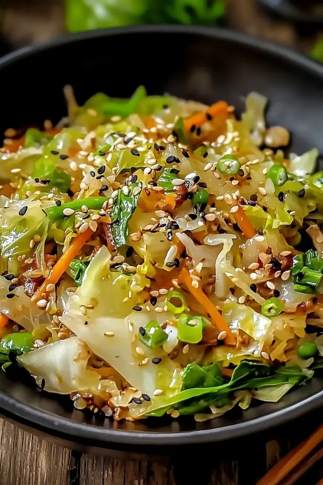 Asiatische Kohlpfanne: Schnelles und gesundes Rezept