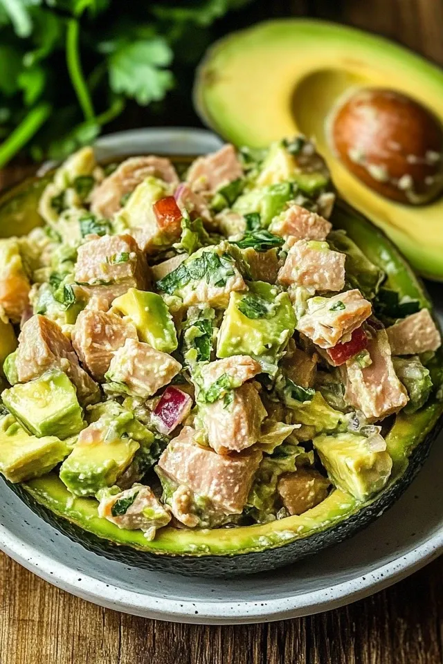 Köstlicher Avocado-Thunfischsalat für jeden Anlass