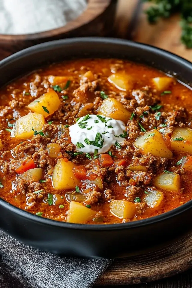 Bauerntopf – Herzhaftes Rezept mit Hackfleisch und Kartoffeln