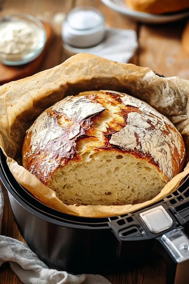 Knuspriges Brot im Airfryer: Einfache Anleitung für frisches Brot