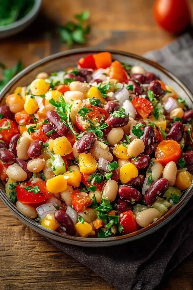 Bunter Bohnensalat – frisch und knackig für jeden Anlass!