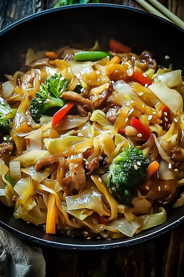 Chinakohl-Nudelpfanne: Schnelles Rezept mit 5 Zutaten