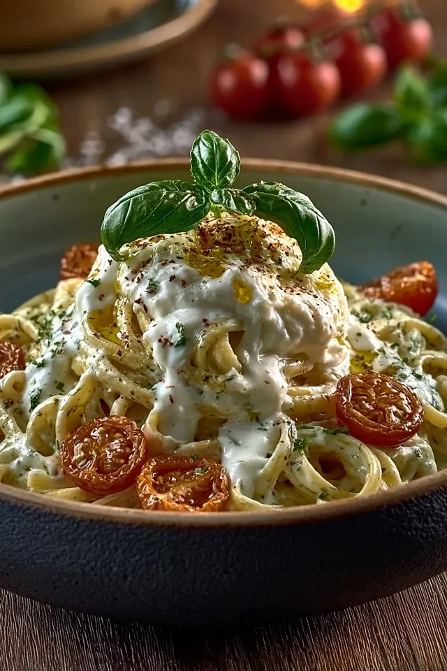 Cremige Burrata-Pasta – Ein Genuss für Pasta-Liebhaber