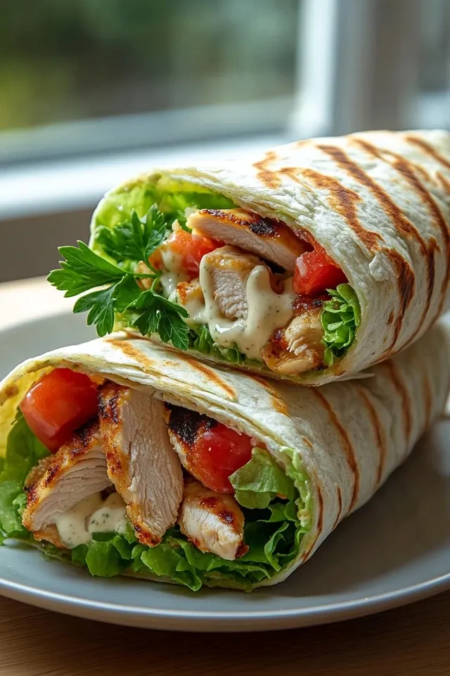 Einfacher Beef Wrap mit Salat & Knoblauchsoße Rezept