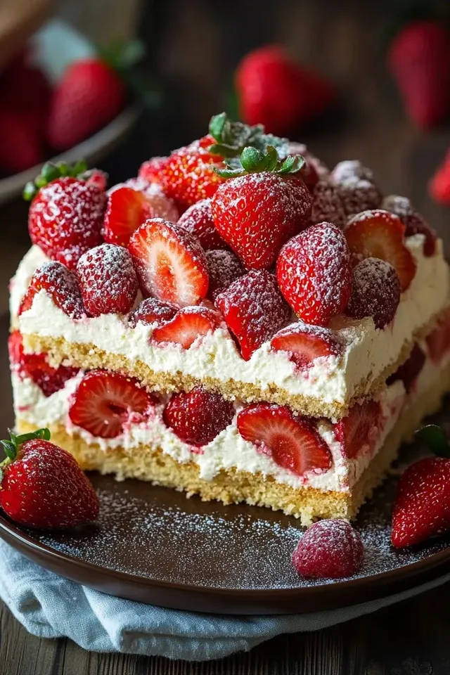 Erdbeeren und Stracciatella: Der perfekte Kuchen für jeden Anlass