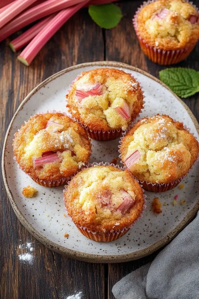 Die besten 12 Rezepte für Rhabarbermuffins mit Naturjoghurt