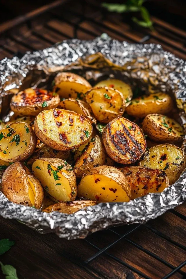 Grillkartoffeln in Alufolie – Ein einfaches und würziges Rezept