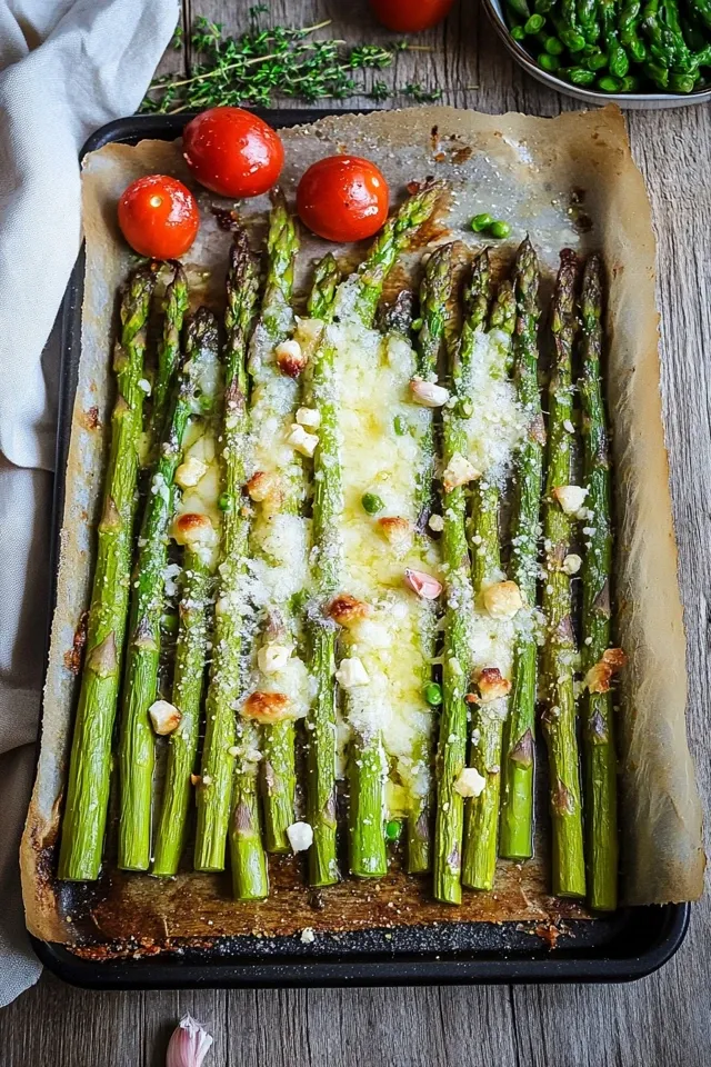 Grüner Spargel mit Parmesan aus dem Ofen – Ein Genuss für jeden Anlass