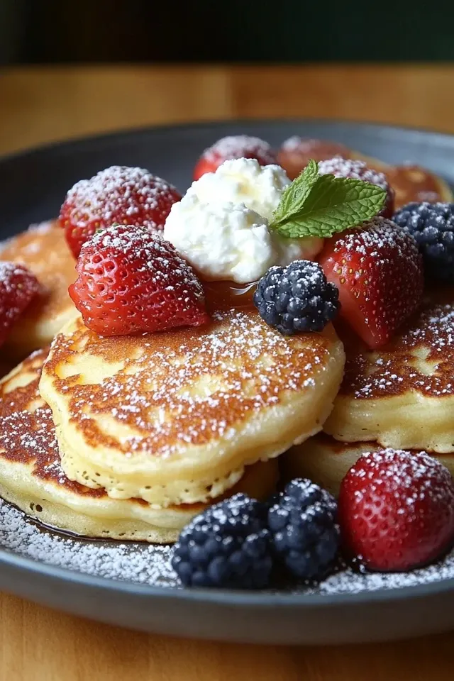 Proteinreiche Quark Taler für ein gesundes Frühstück