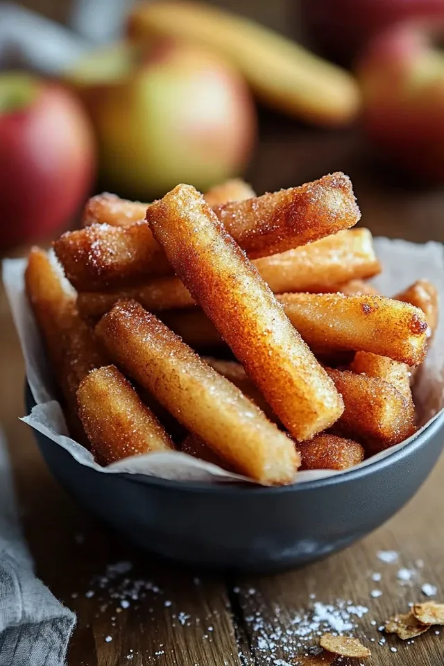 Knusprige Apfelsticks im Airfryer – Ein Genuss für die Sinne
