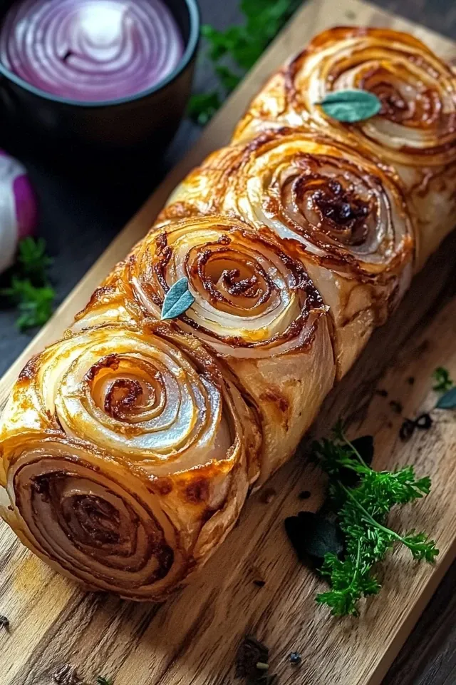 Knusprige Zwiebelrolle: Ein unvergleichlicher Genuss