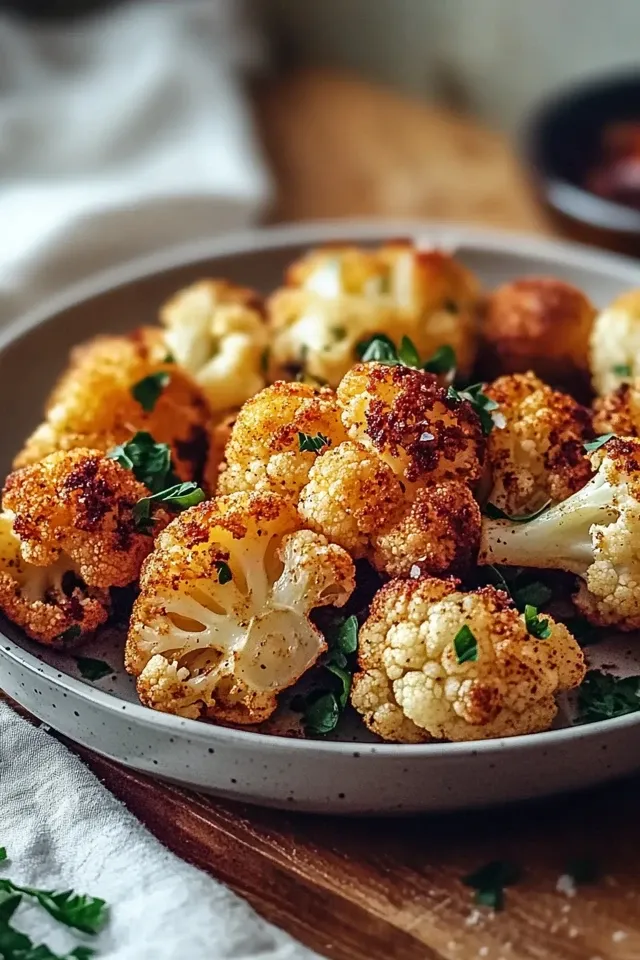 Knuspriger Blumenkohl aus dem Airfryer – Ein unwiderstehliches Rezept