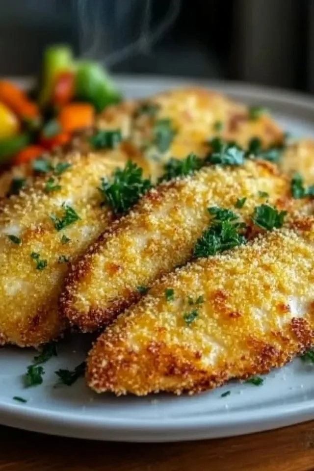 Knuspriges Parmesan Hähnchen im Airfryer: Ein Rezept für Genusssuchende