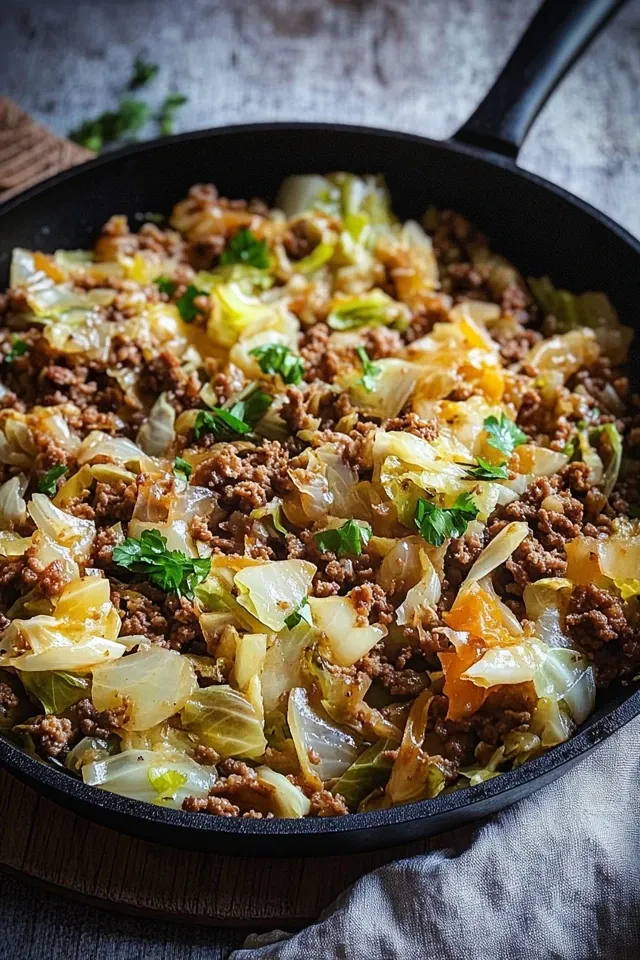 Kohl-Hack-Pfanne: Ein herzhaftes Rezept für die ganze Familie