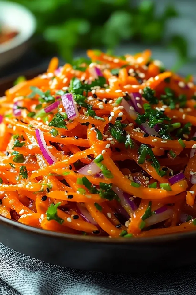 Koreanischer Karottensalat: Frisch und Knackig für Jede Gelegenheit