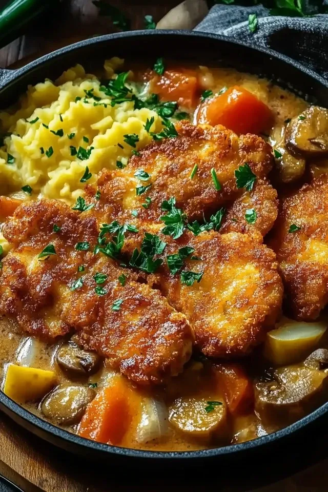 Köstlicher Schnitzeltopf für Genießer