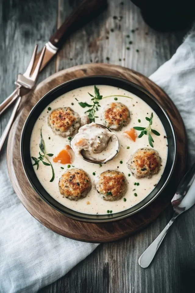 Köttbullar – Geschmackvolle Hackbällchen in cremiger Soße
