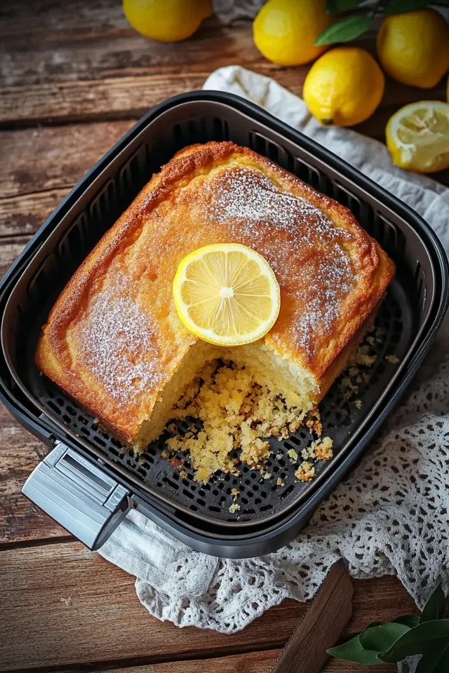 Zitronenkuchen im Airfryer – Saftig und Schnell