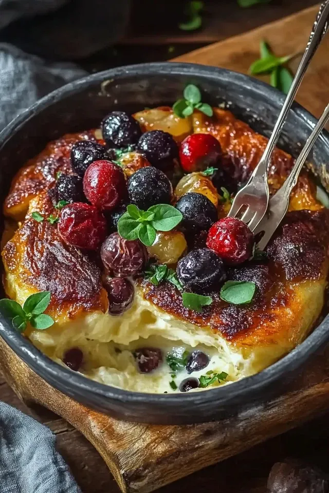 Cremiger Low Carb Quarkauflauf für jeden Anlass