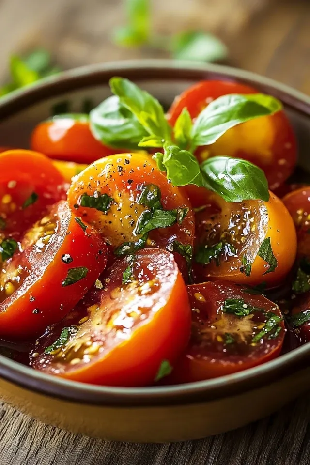 Marinierte Tomaten: Der perfekte Sommergenuss
