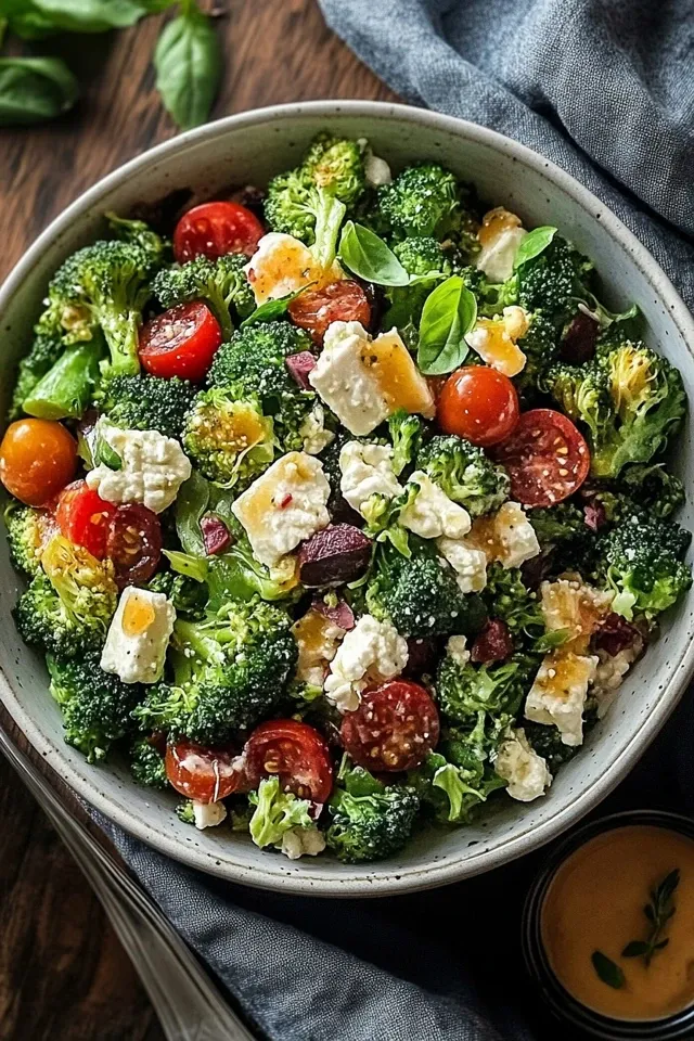 Mediterraner Brokkoli Salat für jeden Anlass