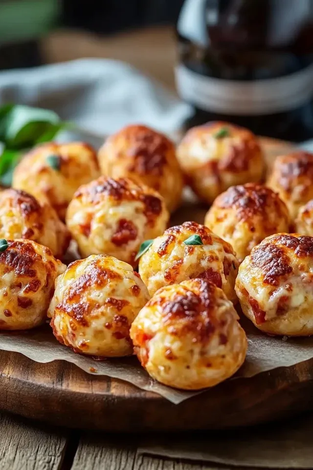 Mini Pizza Bällchen für jede Party