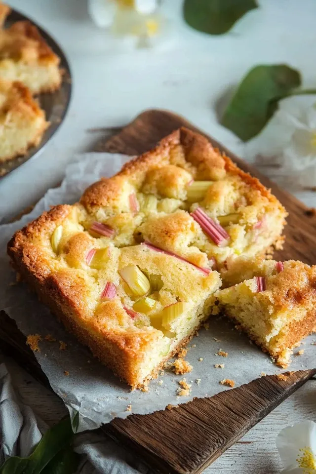 Omas Rhabarberkuchen vom Blech – Ein Stück Heimat