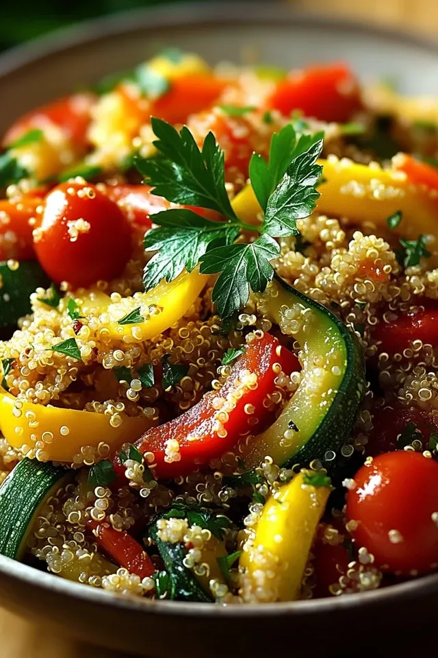 Quinoa Gemüse Pfanne: Gesund, leicht und voller Geschmack!