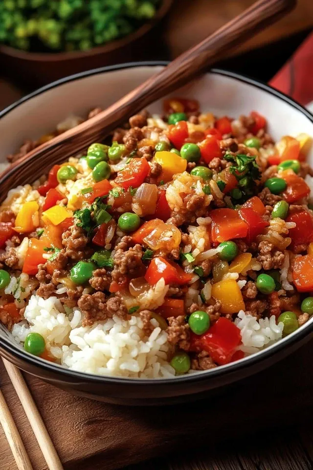 Reis-Hackfleisch-Pfanne – Köstliches Familienrezept