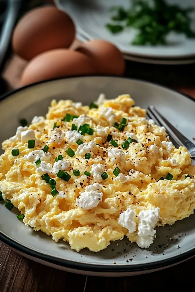 Rührei mit Hüttenkäse – Ein einfaches und gesundes Rezept