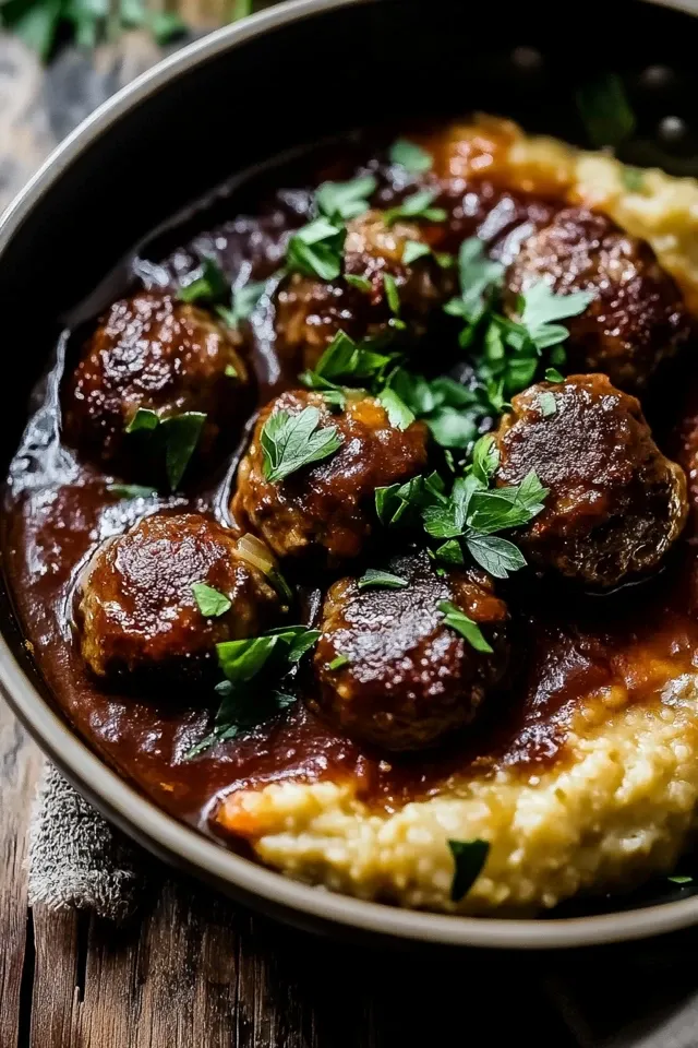 Beef-Bällchen in aromatischer Soße: Ein Genuss für jede Gelegenheit