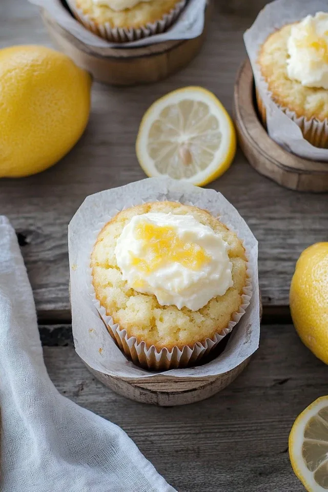 Saftige Zitronenmuffins mit Joghurt für jeden Anlass