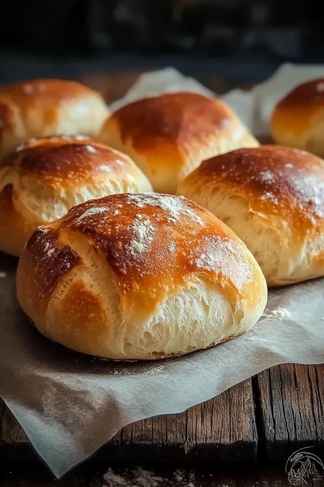 Schnelle Brötchen über Nacht selbstgemacht