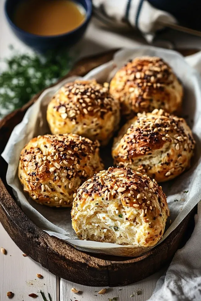 Schnelle Eiweißbrötchen mit Quark in 25 Minuten
