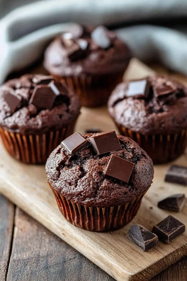 Schokoladige Muffins mit unwiderstehlichem Geschmack