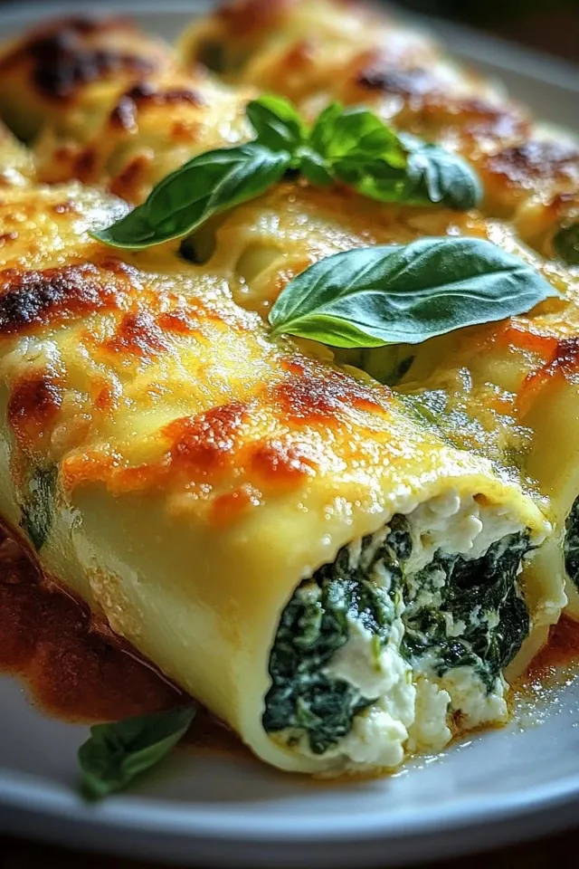 Spinat-Ricotta-Cannelloni für jeden Anlass