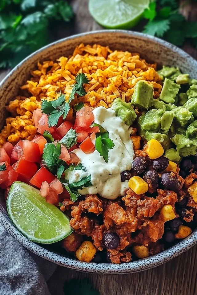 Taco Reis Bowl: Ein einfaches und köstliches Rezept