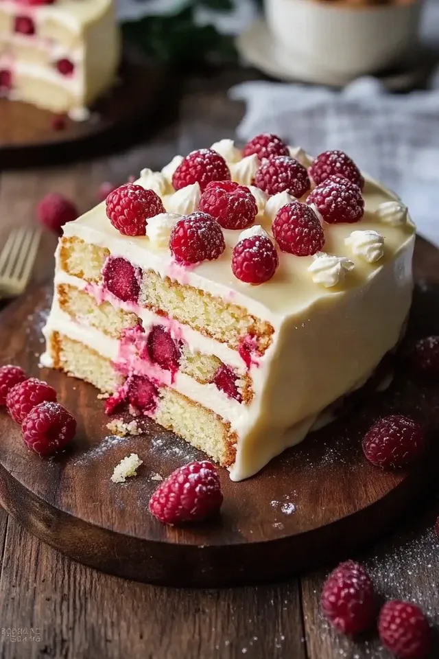 Himbeerkuchen mit weißer Schokolade – Ein Genuss für alle Sinne