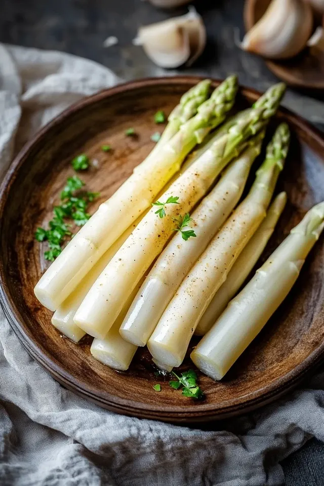 Weißer Spargel in der Heißluftfritteuse: Einfach und lecker