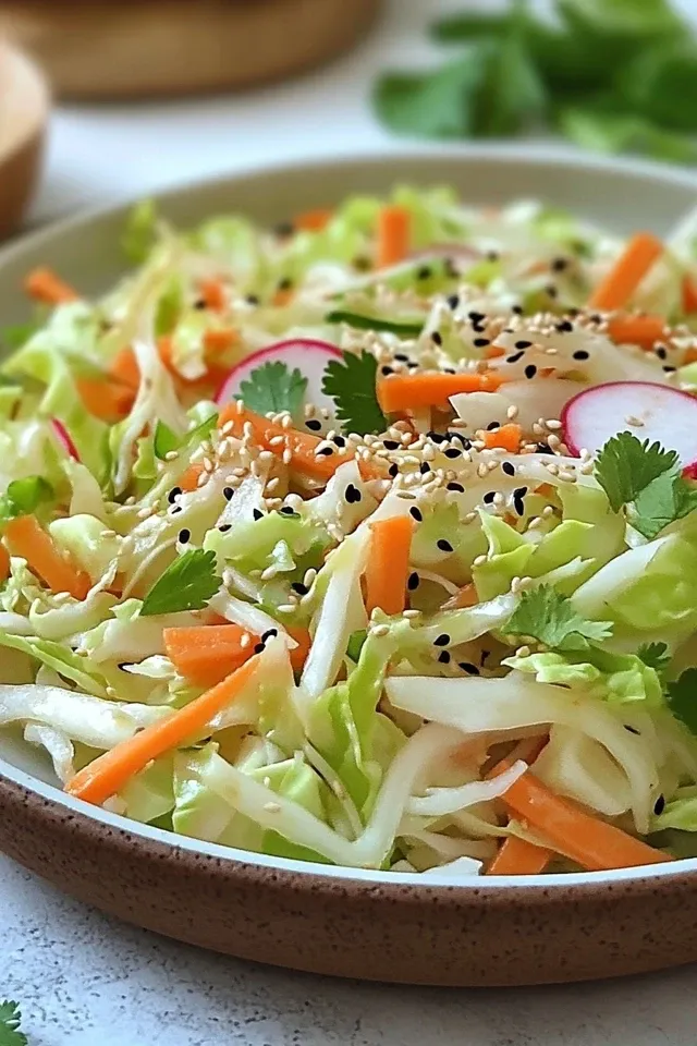 Asiatischer Spitzkohl-Salat: Frisch und Knackig