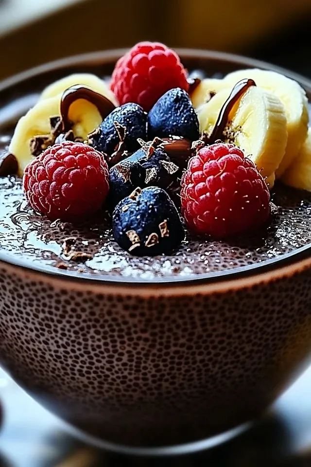Cremiger Schokoladen-Chia-Pudding für jeden Tag