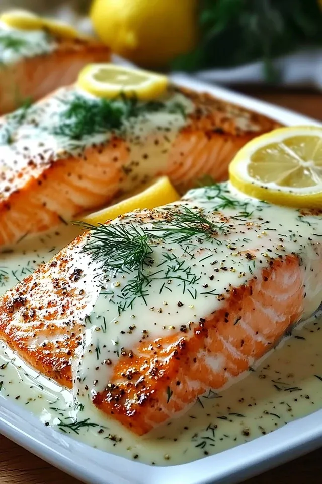 Cremiges Lachsfilet aus dem Ofen – saftiger Genuss