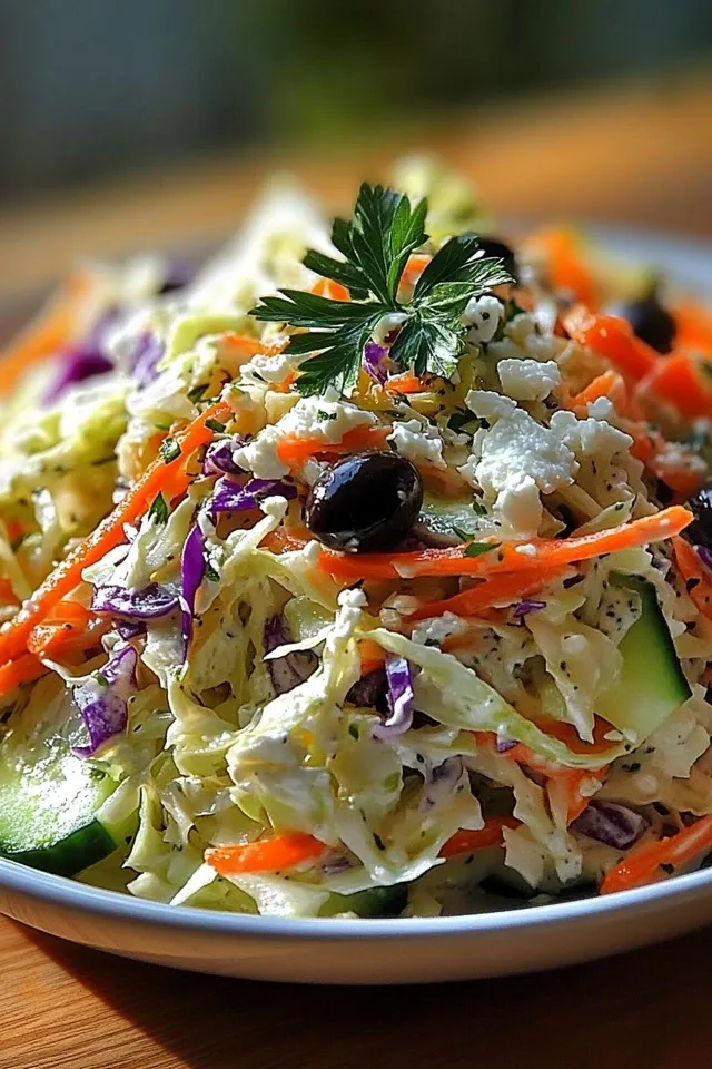 Der beste griechische Krautsalat – frisch und köstlich!