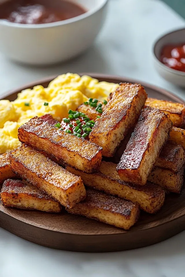Knusprige French Toast Sticks aus dem Airfryer
