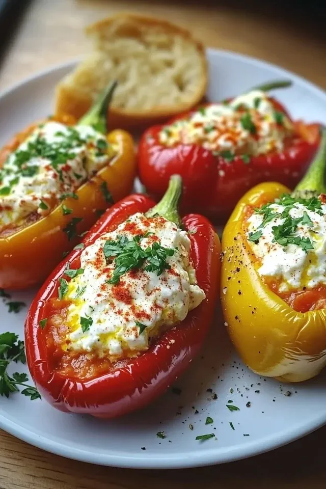 Gefüllte Paprika mit Feta Käse – Ein himmlisches Rezept