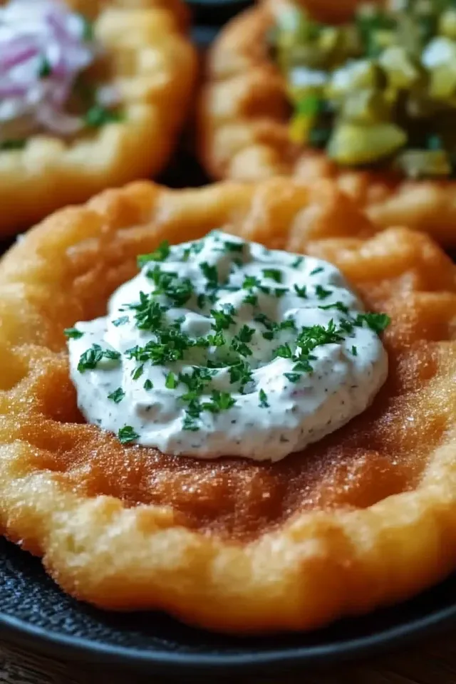 Himmlische Lángos aus der Heißluftfritteuse