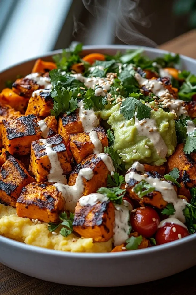 Hähnchen Süßkartoffel Bowls – Gesund, schnell & lecker!