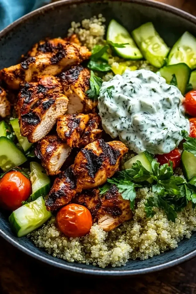 Hähnchen Tzatziki Bowl – Ein einfaches Rezept für jeden Anlass