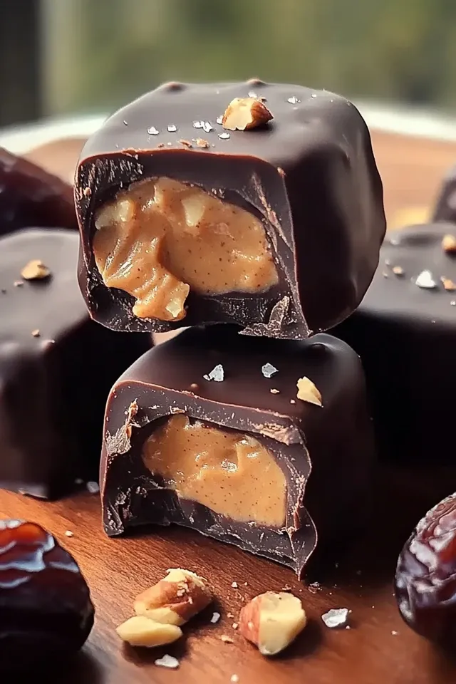 Gesunde vegane Dattel Snickers Bites – Unglaublich lecker