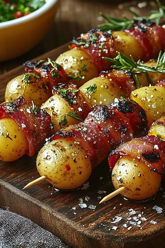 Leckere Kartoffel-Beef-Spieße für jede Gelegenheit